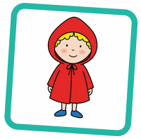 girl in red hooded cloak